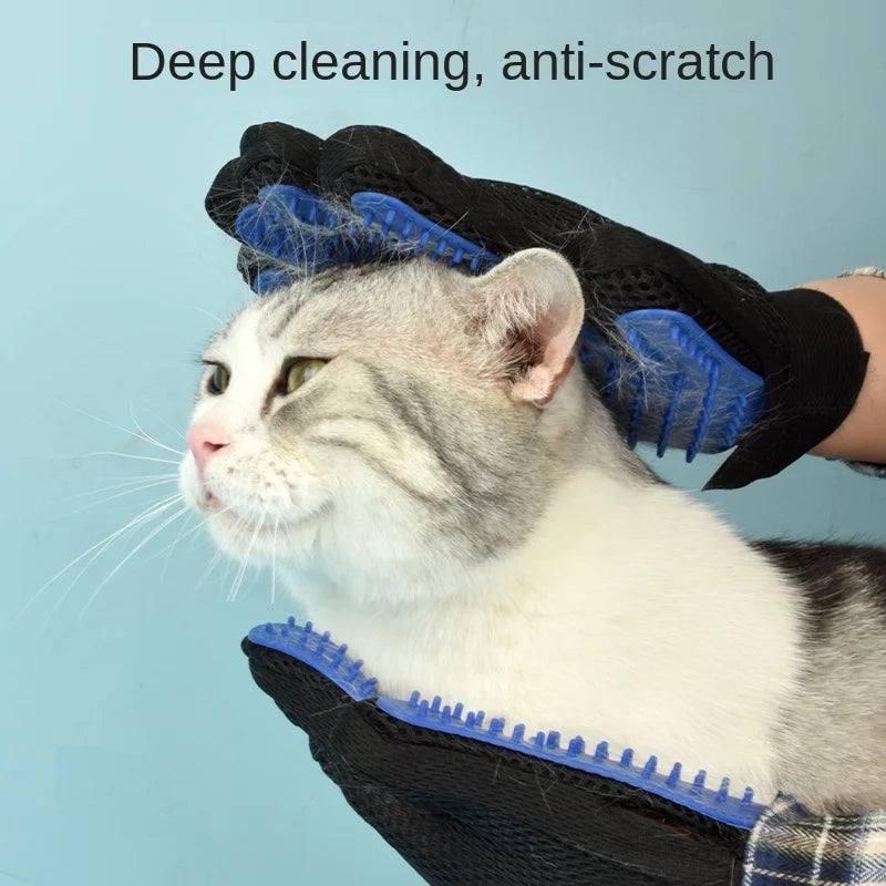 Pet Grooming Gloves - Hair Removal & Bath