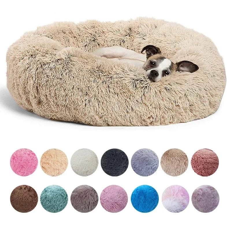 Super Soft Round Pet Bed for Large Dogs