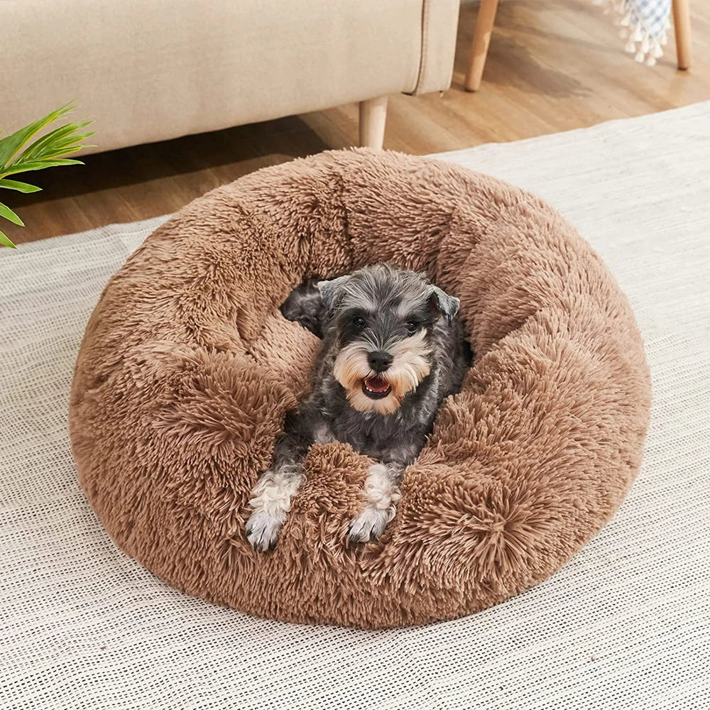 Super Soft Round Pet Bed for Large Dogs